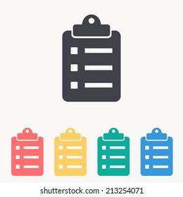 checklist icon , vector illustration