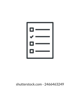 Checklist icon, Checklist vector illustration