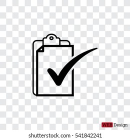 checklist icon, vector illustration