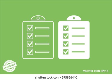 checklist icon vector illustration