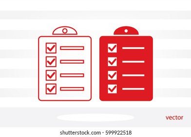 checklist icon vector illustration