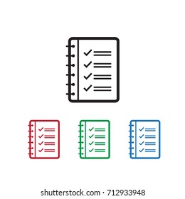 Checklist icon vector illustration.