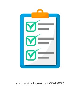 Checklist icon vector illustration editable
