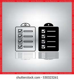 checklist icon vector illustration eps10.