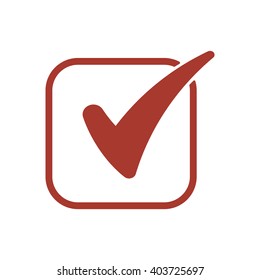 Checklist  icon, vector illustration. Flat design style