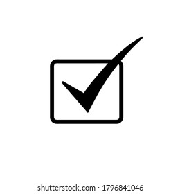 Symbol der Checkliste, Vektorgrafik-Logo-Vorlage