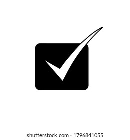 checklist icon vector illustration logo template