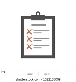 Checklist Icon Vector Logo template