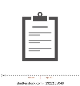 Checklist Icon Vector Logo template