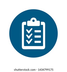 Checklist Icon Vector Logo Template