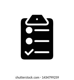 Checklist Icon Vector Logo Template