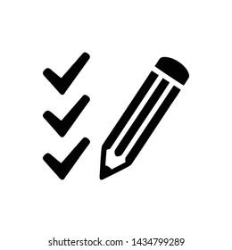 Checklist Icon Vector Logo Template