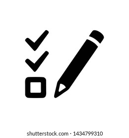 Checklist Icon Vector Logo Template