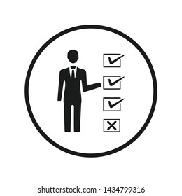 Checklist Icon Vector Logo Template