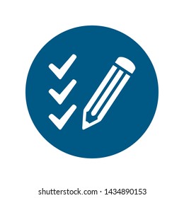 Checklist Icon Vector Logo Template