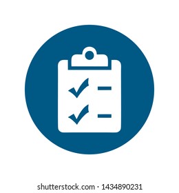 Checklist Icon Vector Logo Template
