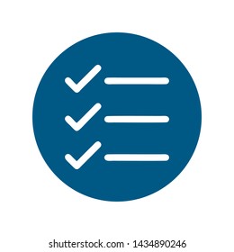 Checklist Icon Vector Logo Template