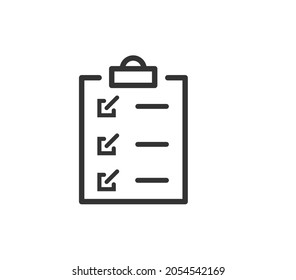 Diseño de la ilustración de la plantilla del logotipo del vector de iconos de lista de comprobación. EPS vectorial 10.