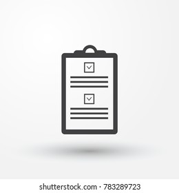 Checklist Icon Vector Logo Template