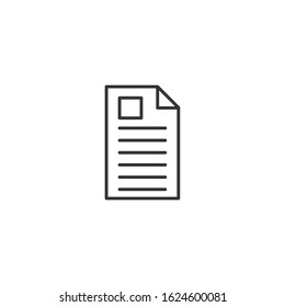 checklist Icon vector sign isolated for graphic and web design. Clipboard symbol template color editable on white background.