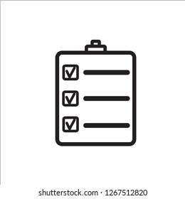 checklist icon vector simple