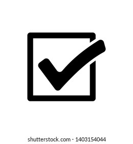 Checklist Icon Vector. Simple flat symbol