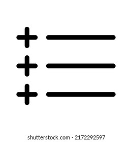 Checklist Icon Vector Symbol Design Illustration