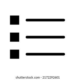 Checklist Icon Vector Symbol Design Illustration