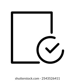 Ilustración de diseño de símbolo de Vector de icono de lista de verificación