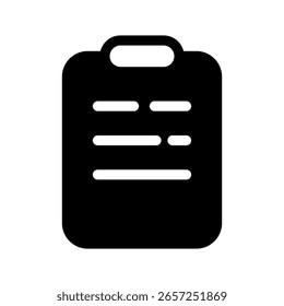 Ilustração de Design do Símbolo do Vetor do Ícone da Lista de Verificação