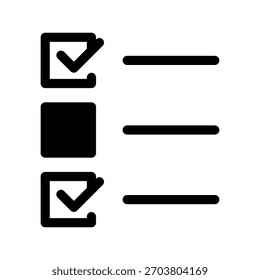 Checklisten-Symbol, Vektorsymbol-Entwurfsgrafik