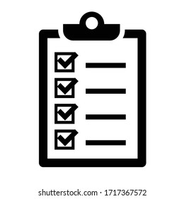 checklist icon vector.check paper icon.