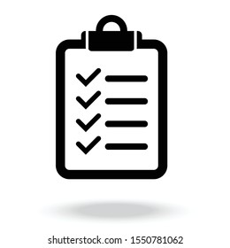 checklist icon vector.document icon vector.