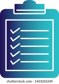 Checklist icon for your project
