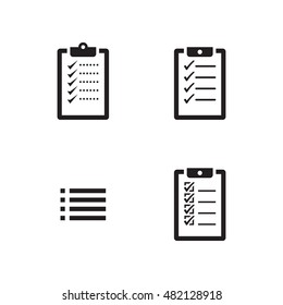Checklist icons