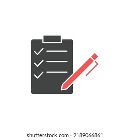 checklist icons  symbol vector elements for infographic web