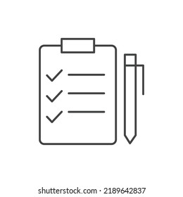 Checklist icons  symbol vector elements for infographic web