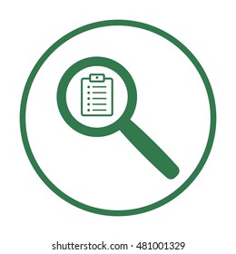 Checklist Icon,vector. Flat design.