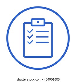 Checklist Icon,vector. Flat design.