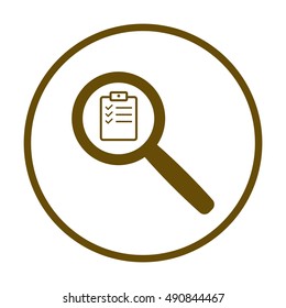 Checklist Icon,vector. Flat design.