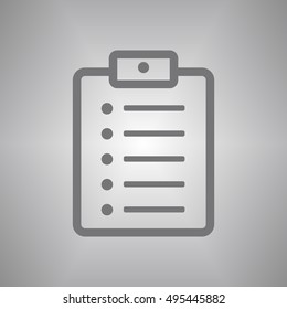 Checklist Icon,vector. Flat design.