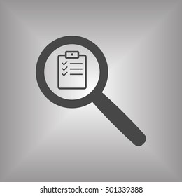 Checklist Icon,vector. Flat design.