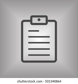 Checklist Icon,vector. Flat design.