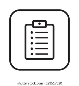 Checklist Icon,vector. Flat design.