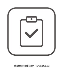 Checklist  icon,vector. Flat design.