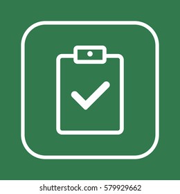 Checklist  icon,vector. Flat design.