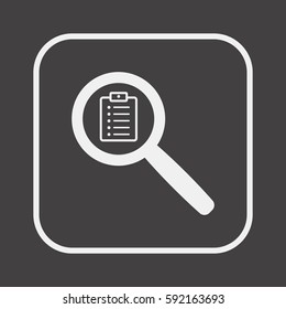 Checklist Icon,vector. Flat design.