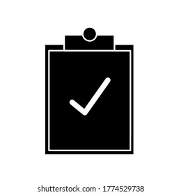 Vektorsymbol der Checkliste. EPS. 10.