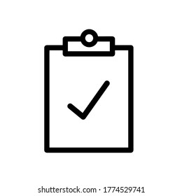 Checklist icon,vector illustration. Flat design style. vector checklist icon illustration isolated on White background, checklist icon Eps10. checklist icons graphic design vector symbols.