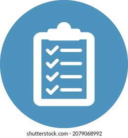 Checklist Isolated Vector icon which can easily modify or edit

